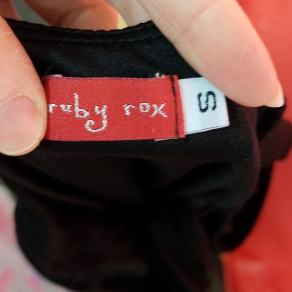 Ruby Rox black shoulder dress - Picture 7 of 8